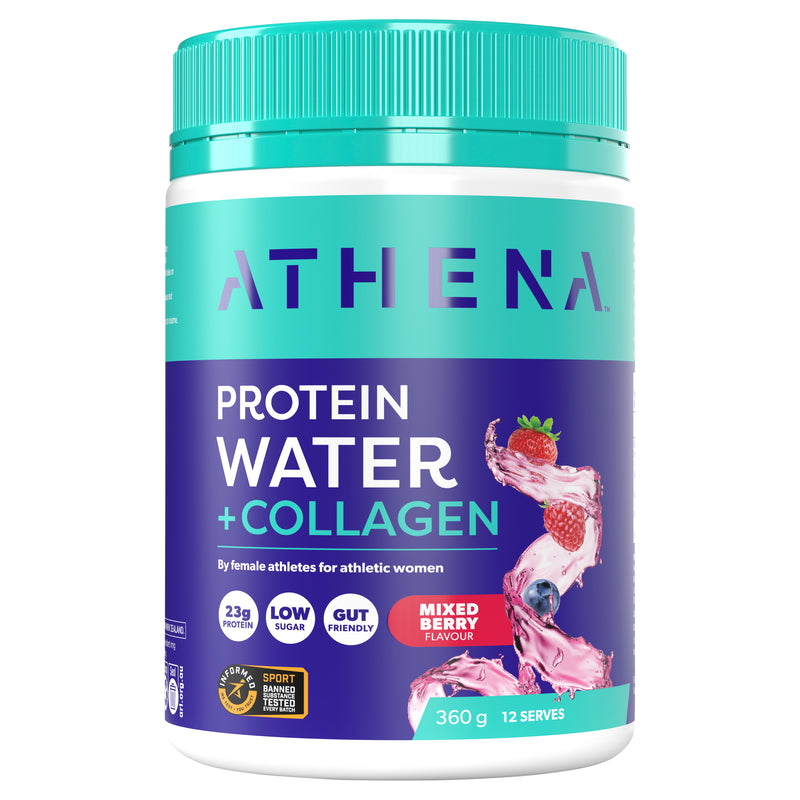 Athena Protein Water + Collagen Mixed Berry 360g powder