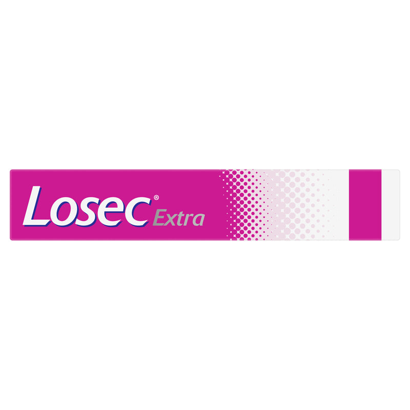 Losec Extra Omeprazole Heartburn and Acid Reflux Tablets 14 Pack