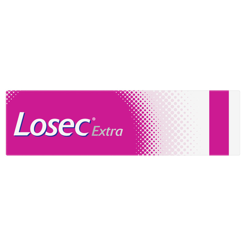 Losec Extra Omeprazole Heartburn and Acid Reflux Tablets 28 Pack