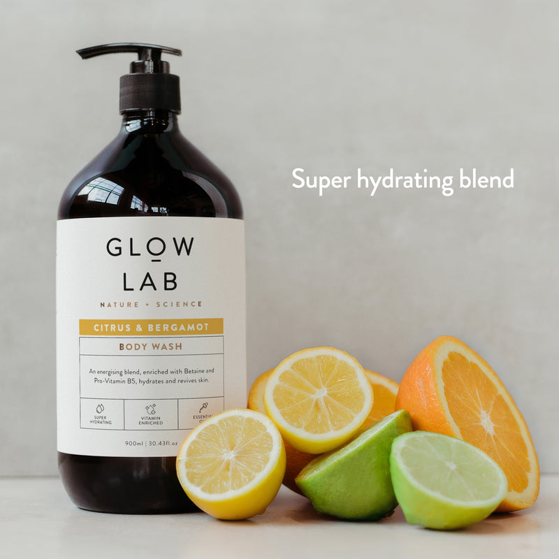 Glow Lab Body Wash Citrus & Bergamot 900ml