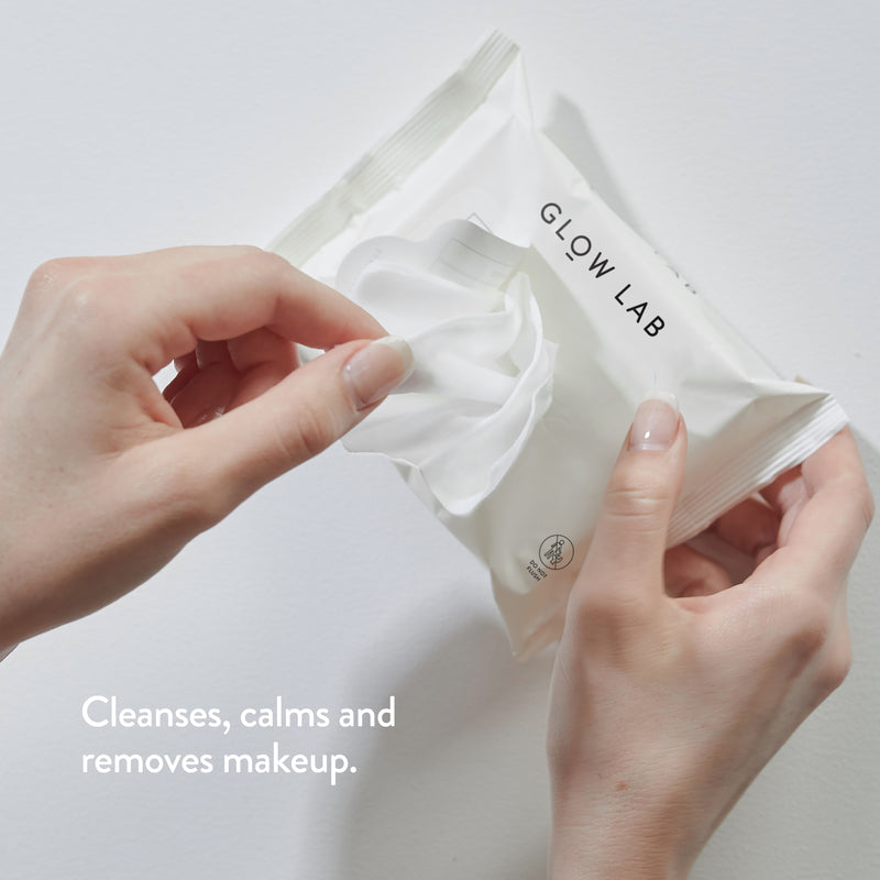 Glow Lab Facial Wipes 20 Pack