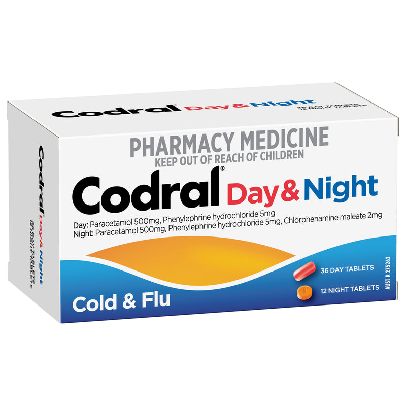 Codral Day & Night Tablets 48s