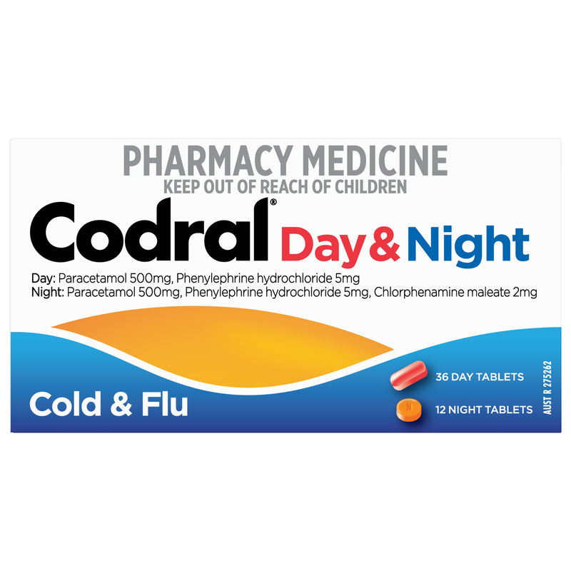 Codral Day & Night Tablets 48s