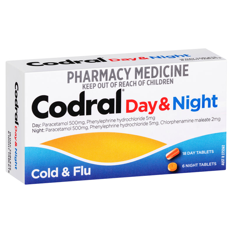 Codral Day & Night Tablets 24s