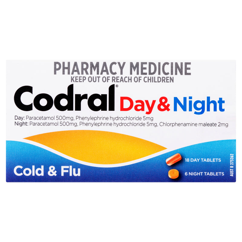 Codral Day & Night Tablets 24s