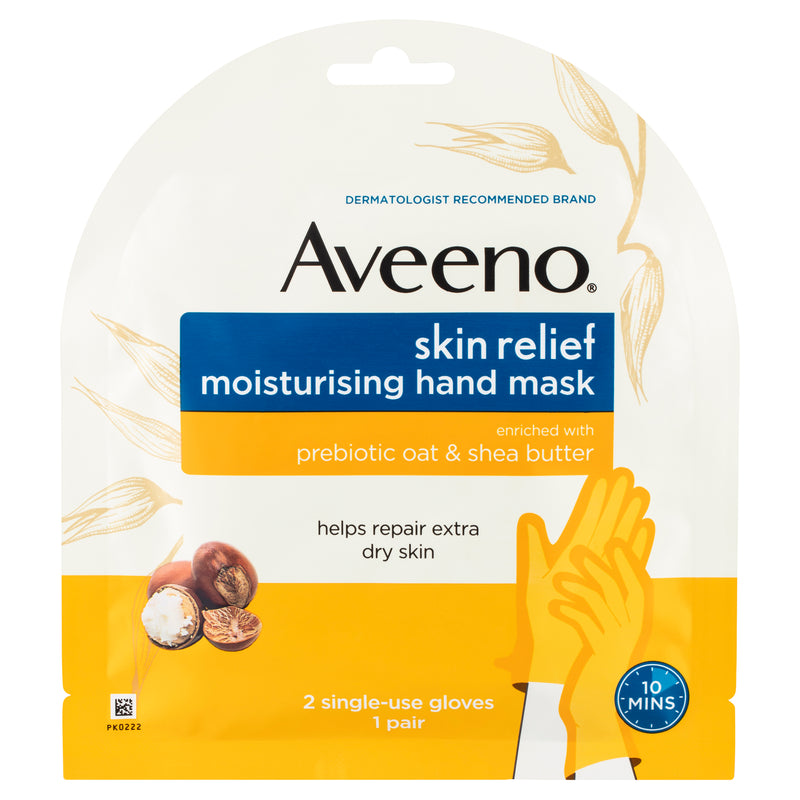 Aveeno Skin Relief Fragrance Free Moisturising Hand Mask 1 Pack