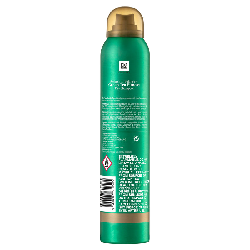 OGX Refresh & Balance + Green Tea Fitness Dry Shampoo 200mL