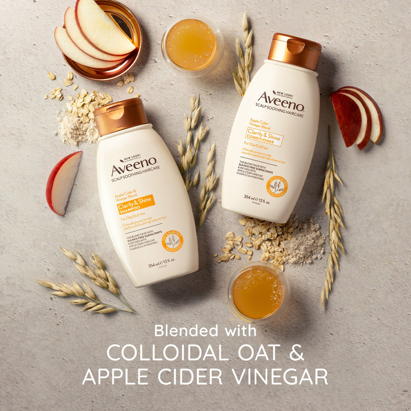 Aveeno Apple Cider Vinegar Clarifying Conditioner for Dull Hair 354ml