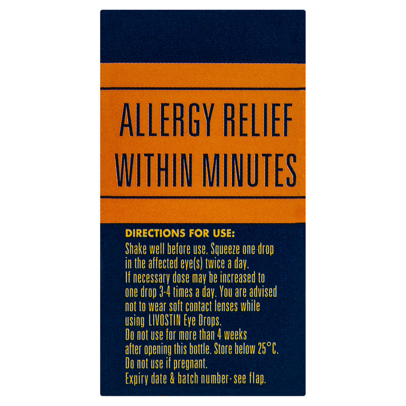 Livostin Antihistamine Allergy Eye Drops 4mL