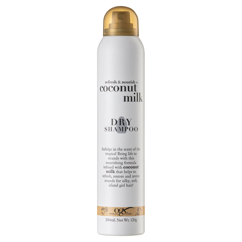 OGX Refresh & Nourish + Coconut Milk Dry Shampoo All Hair Types 200mL