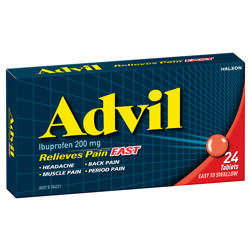 Advil Tablets 200mg Ibuprofen 24 Pack