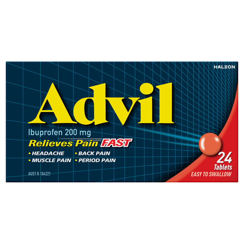 Advil Tablets 200mg Ibuprofen 24 Pack