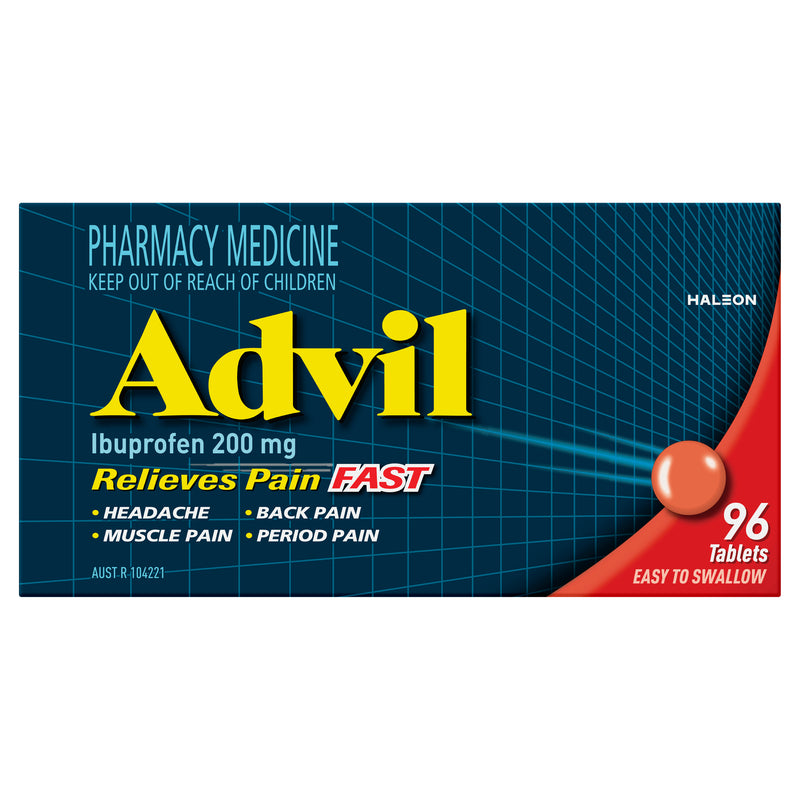 Advil 200mg 96 Tablets  limit 1