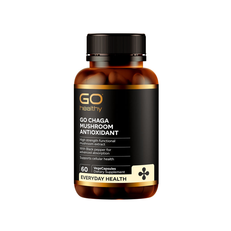 GO Healthy GO Chaga Mushroom Antioxidant 60VCaps