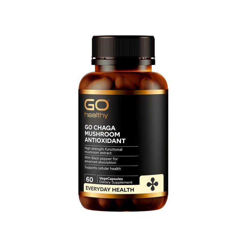 GO Healthy GO Chaga Mushroom Antioxidant 60VCaps