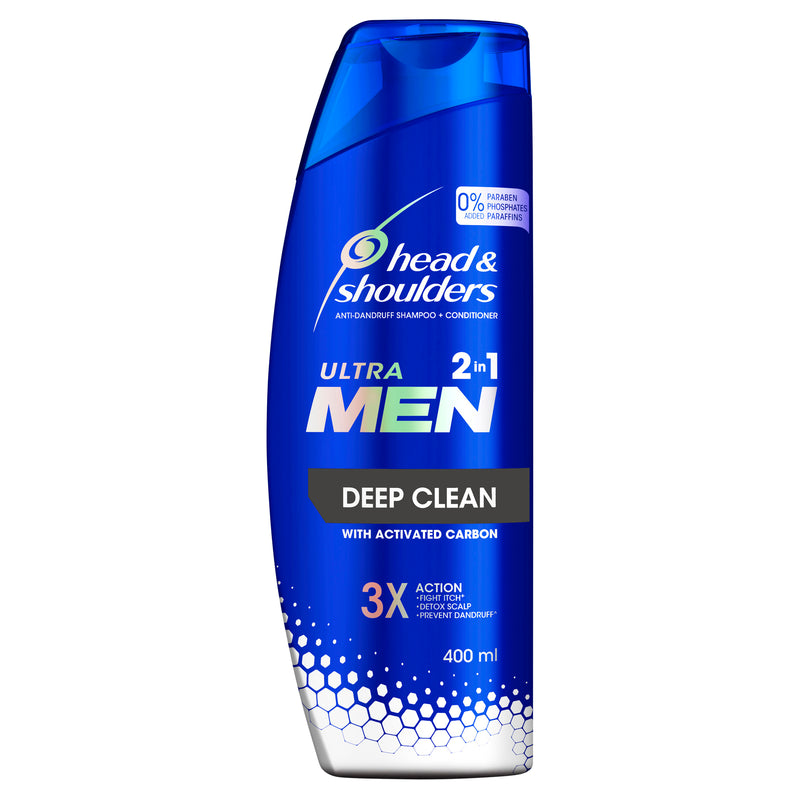 Head & Shoulders Ultra Men 2in1 Deep Clean Shampoo 400ml