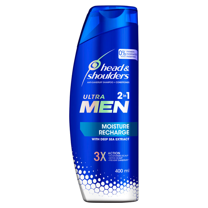 Head & Shoulders Ultramen 2 In 1 Moisture Retain 400ml