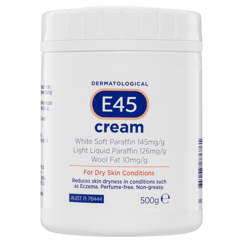 E45 Moisturising Cream for Dry Skin & Eczema 500g