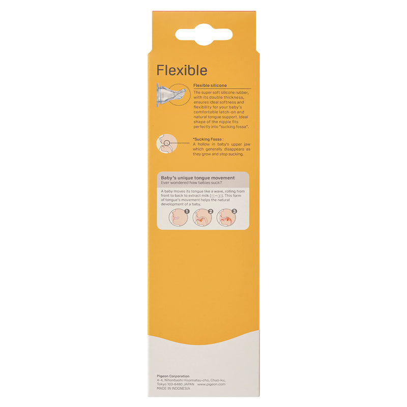 Pigeon Flexible Peristaltic Slim Neck Nursing Bottle PP 240ml