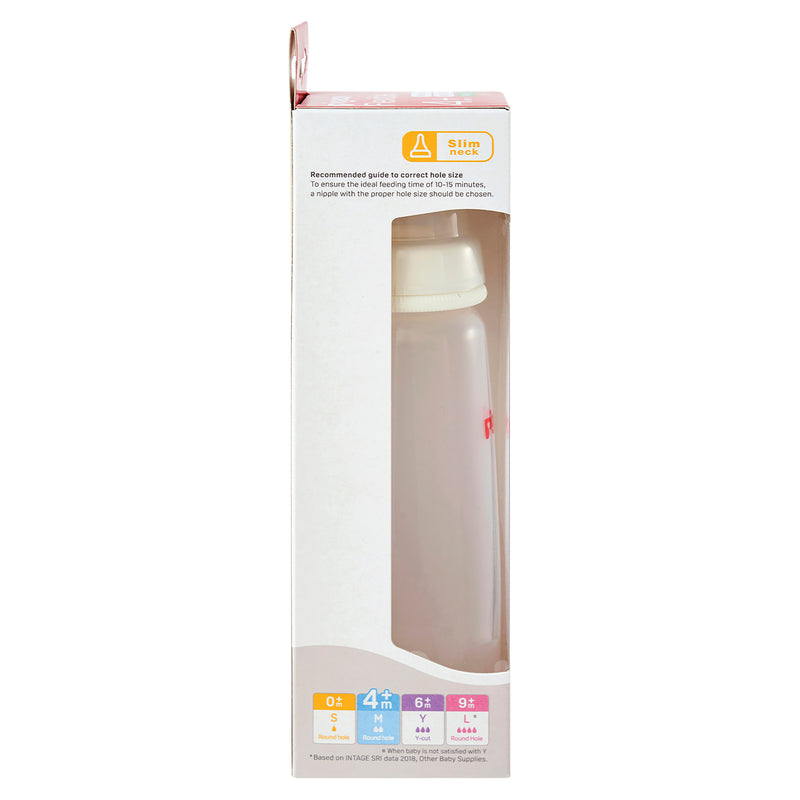 Pigeon Flexible Peristaltic Slim Neck Nursing Bottle PP 240ml