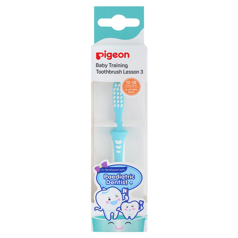 Pigeon Training Toothbrush Lesson 3 Light Pink