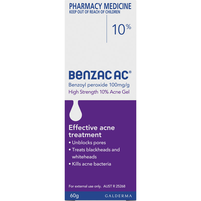 Benzac AC Treatment Gel 10% 60g