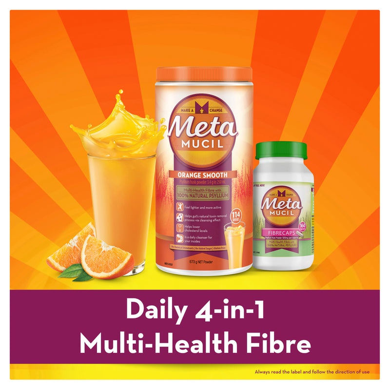 Metamucil Daily Fibre Supplement Fibre Caps 100 Capsules