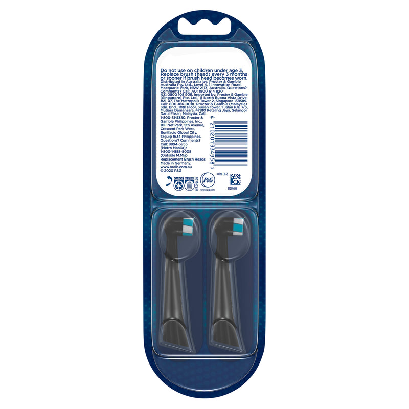 Oral-B IO Ultimate Clean Black Replacement 2pk