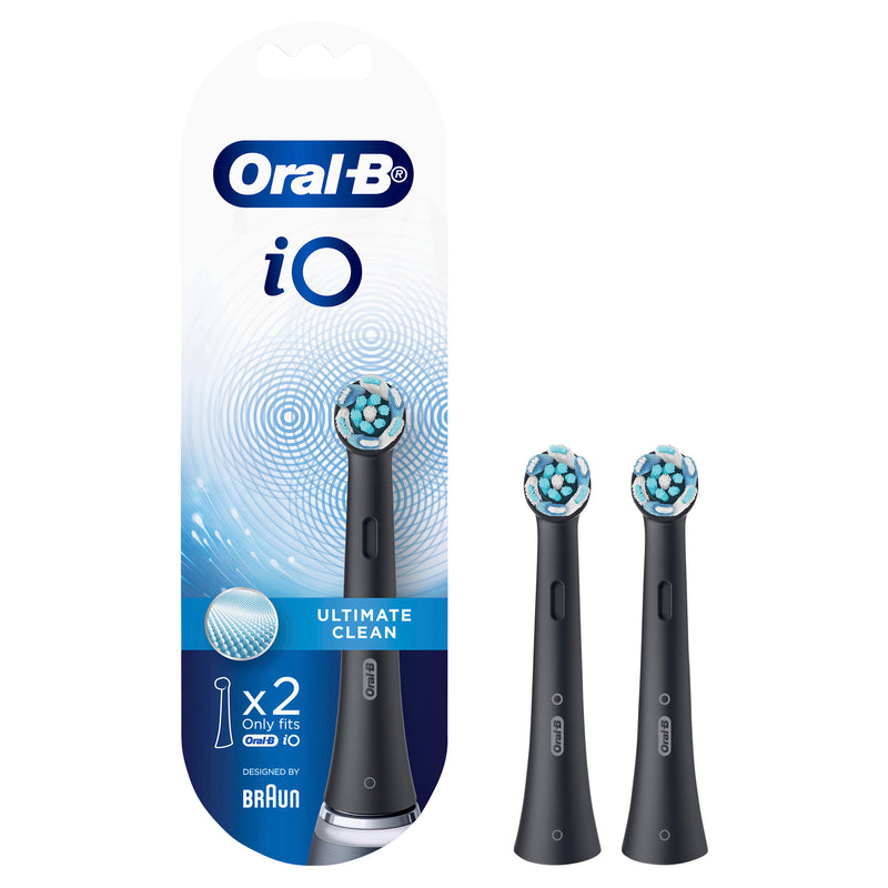 Oral-B IO Ultimate Clean Black Replacement 2pk