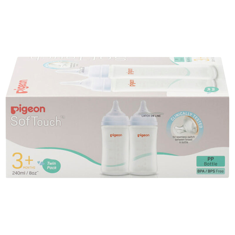 Pigeon SofTouch III Bottle PP 240 2 pack