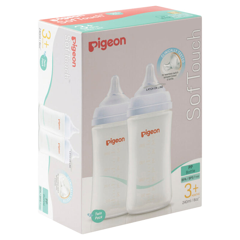 Pigeon SofTouch III Bottle PP 240 2 pack