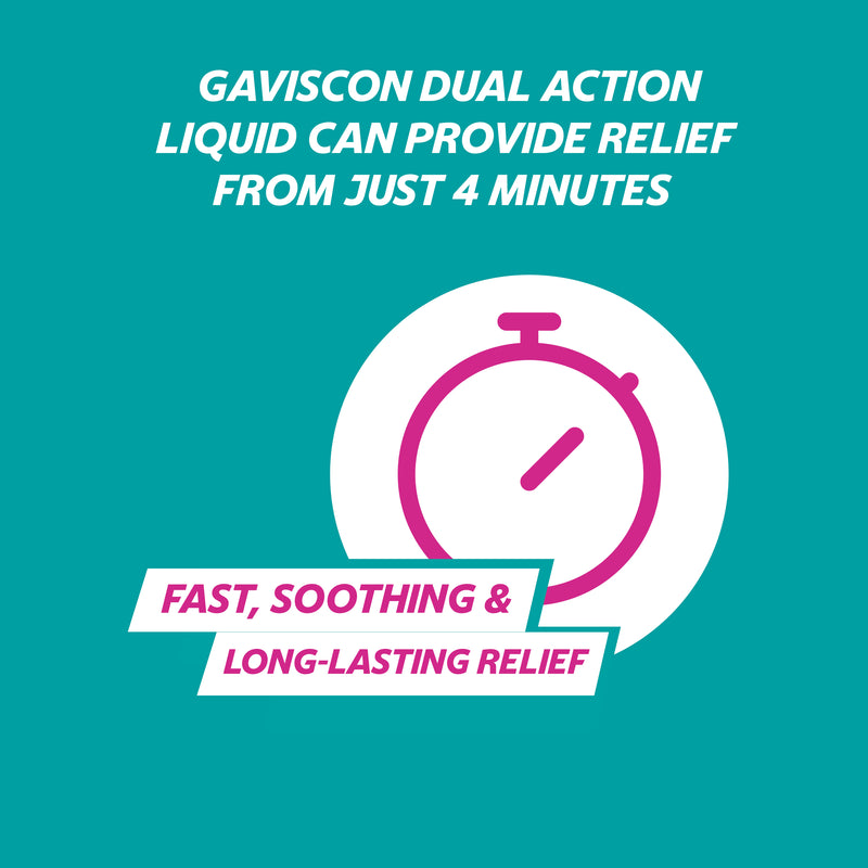 Gaviscon Dual Action Liquid Heartburn & Indigestion Relief 300ml