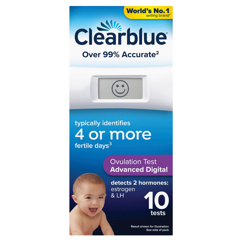 Clearblue Advanced Digital Ovulation Test, 10 Tests