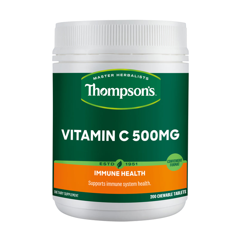 Thompson's Vitamin C 500mg chewable 200 tabs