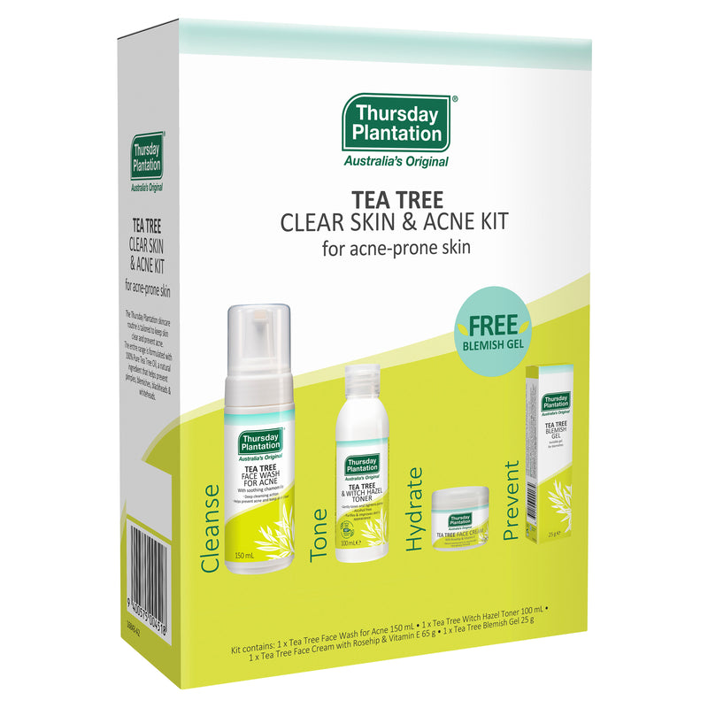 Thursday Plantation Tea Tree Clear Skin & Acne Kit