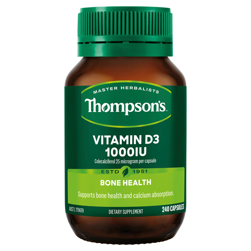 Thompson's Vitamin D3 1000IU 240 Capsules