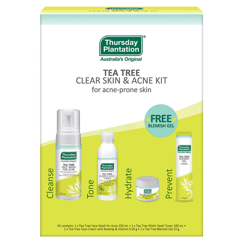 Thursday Plantation Tea Tree Clear Skin & Acne Kit