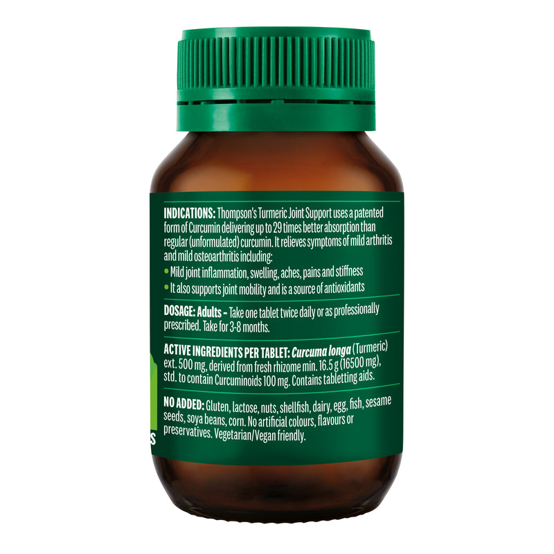 Thompson's Turmeric Joint Support 30 Tablets