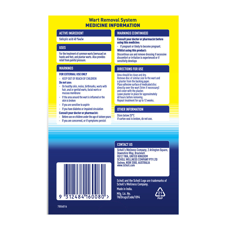 Scholl Wart Removal System