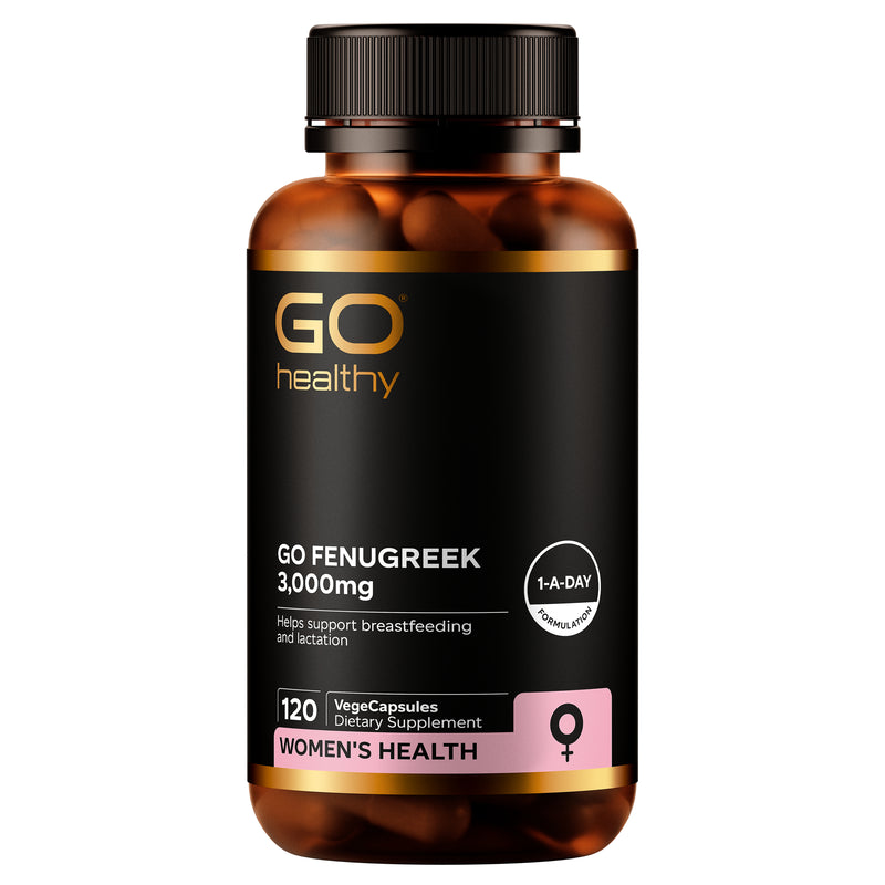 GO Healthy GO Fenugreek 3,000mg 120 VCaps