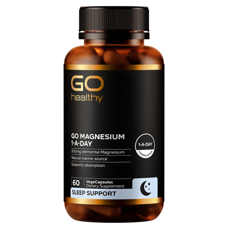 GO Healthy GO Magnesium 1-A-Day 60 Caps