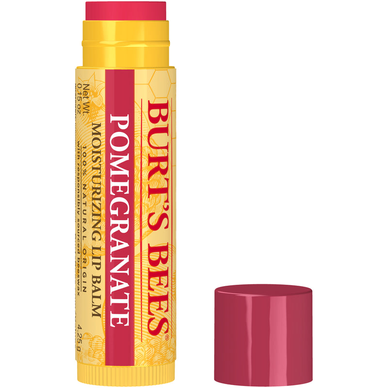 Burts Bees 100% Natural Pomegranate Lip Balm 4.25g