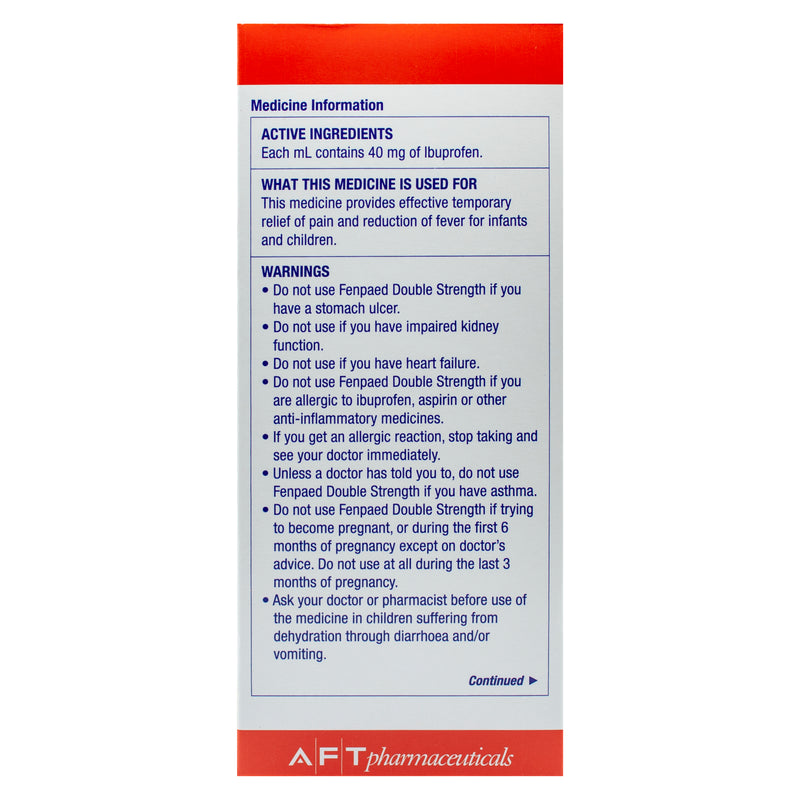 Fenpaed Oral Liquid Double Strength 200ml