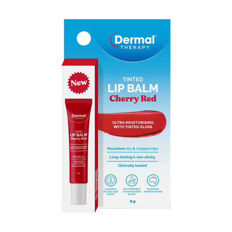 DERMAL THERAPY L/B Tint CherryRed 8g