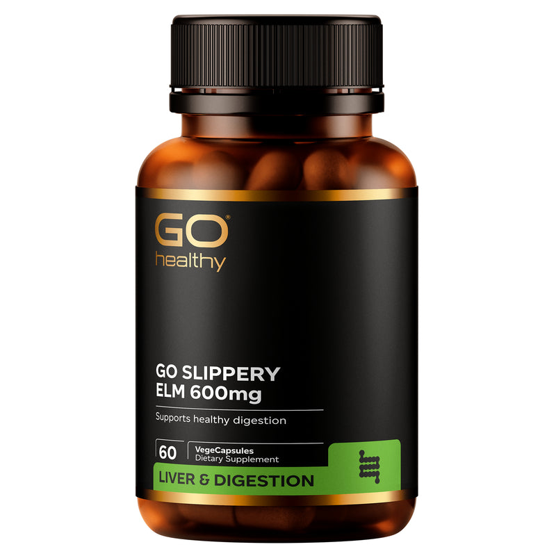 GO Healthy GO Slippery Elm 600mg 60 VCaps