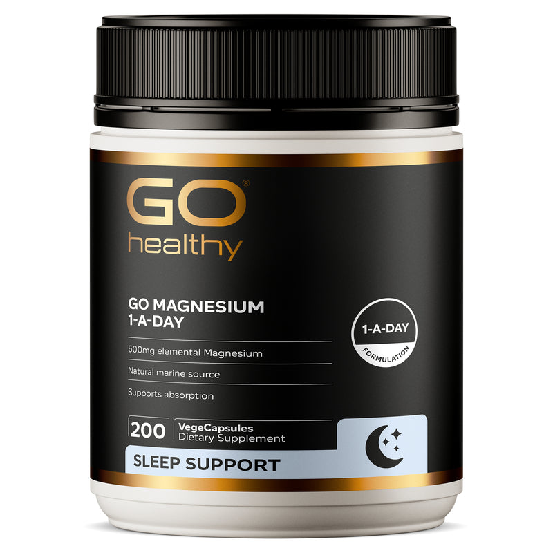 GO Healthy GO Magnesium 1-A-Day 200 Caps