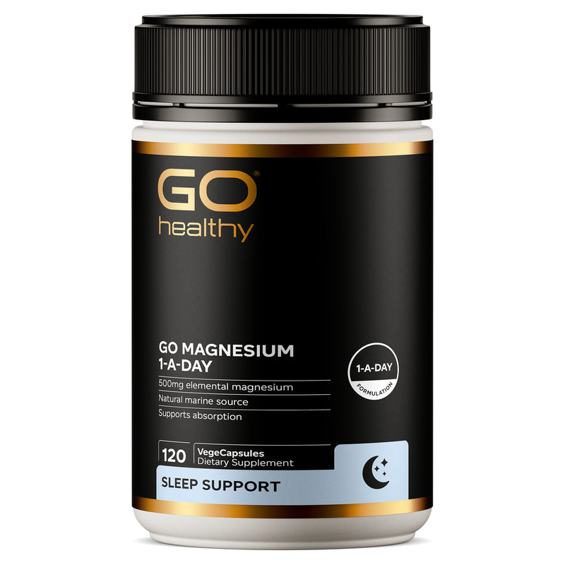 GO Healthy GO Magnesium 1-A-Day 500mg 120 Caps