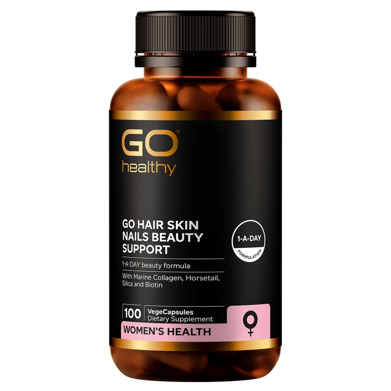 GO Healthy GO Hair Skin Nails Beauty Support 100 VCaps