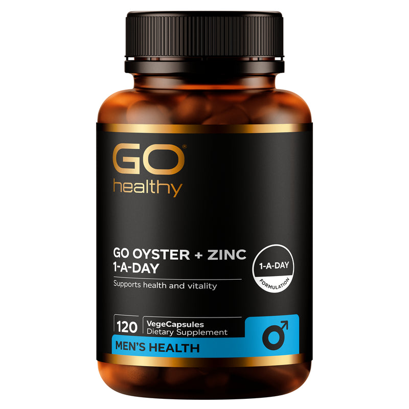 GO Healthy GO Oyster + Zinc 120 VCaps