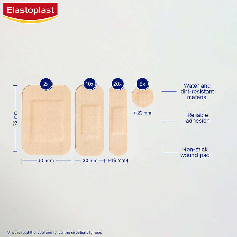 Elastoplast Plastic Assorted 40 Pack